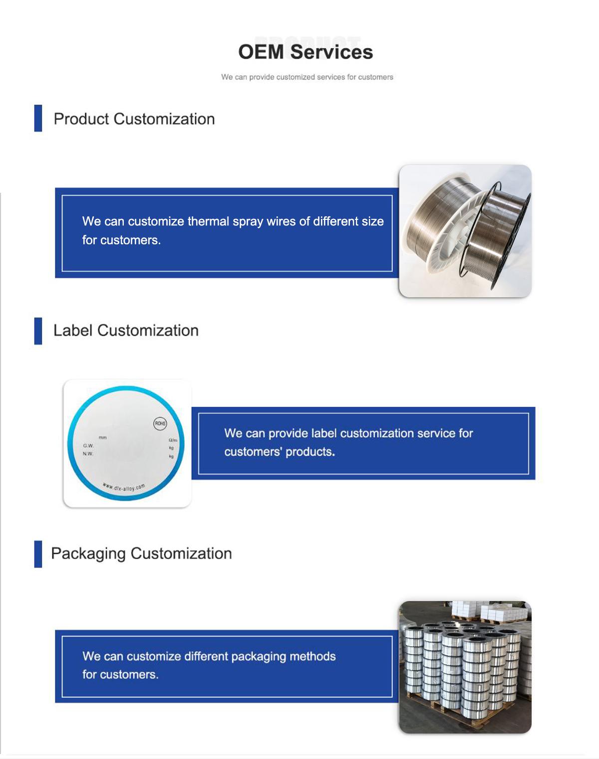 Ni80Cr20 Wire for Electric Heating Element Surface Protection