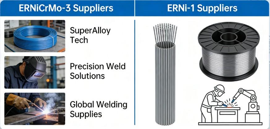 Best ERNiCrMo-3 and ERNi-1 Welding Wire Suppliers for Industrial Applications (2026 Guide) Best ERNiCrMo-3 and ERNi-1 Welding Wire Suppliers for Industrial Applications (2026 Guide)